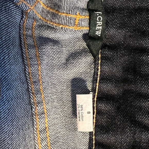 J. Crew wide leg dark denim jeans size 8 - Picture 7 of 7